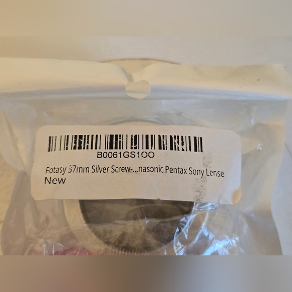 ⭐️Fotasy 37mm Silver Screw-In Metal Lens Hood... Panasonic, Canon * Read Details - Picture 2 of 7